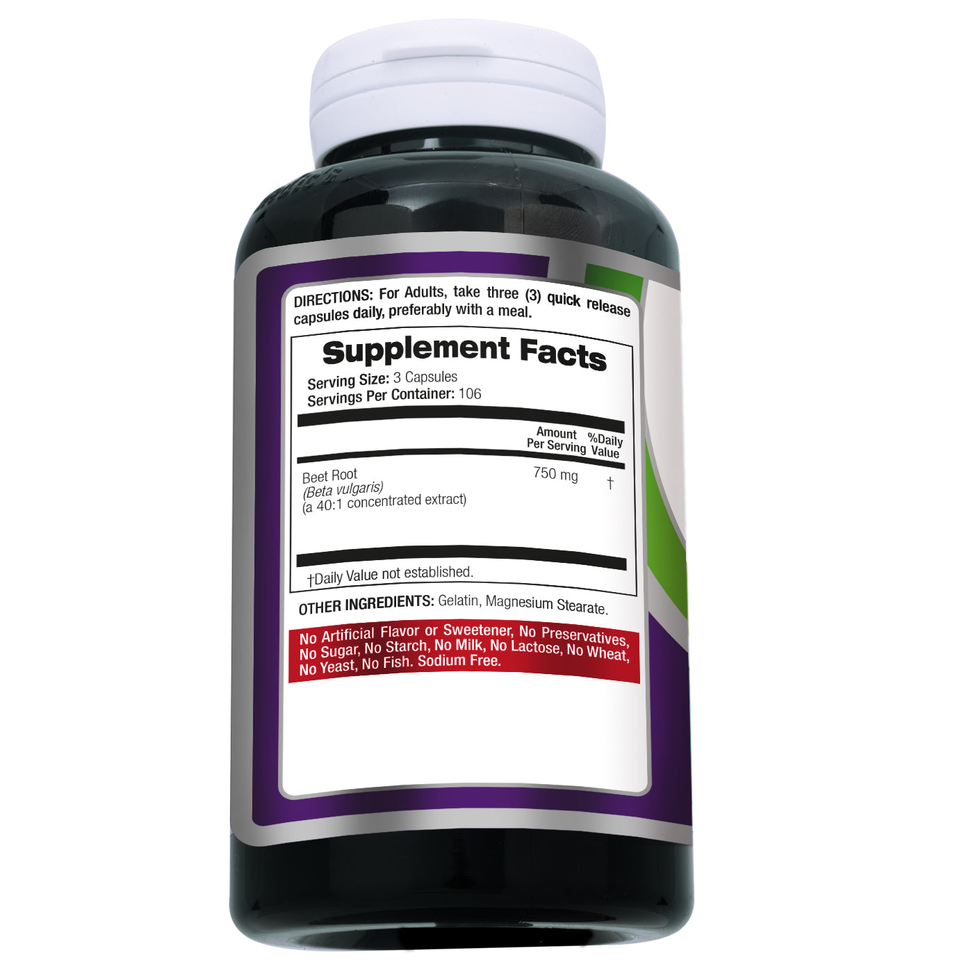 Beet Root Capsules | Beetroot Powder | 320 capsules