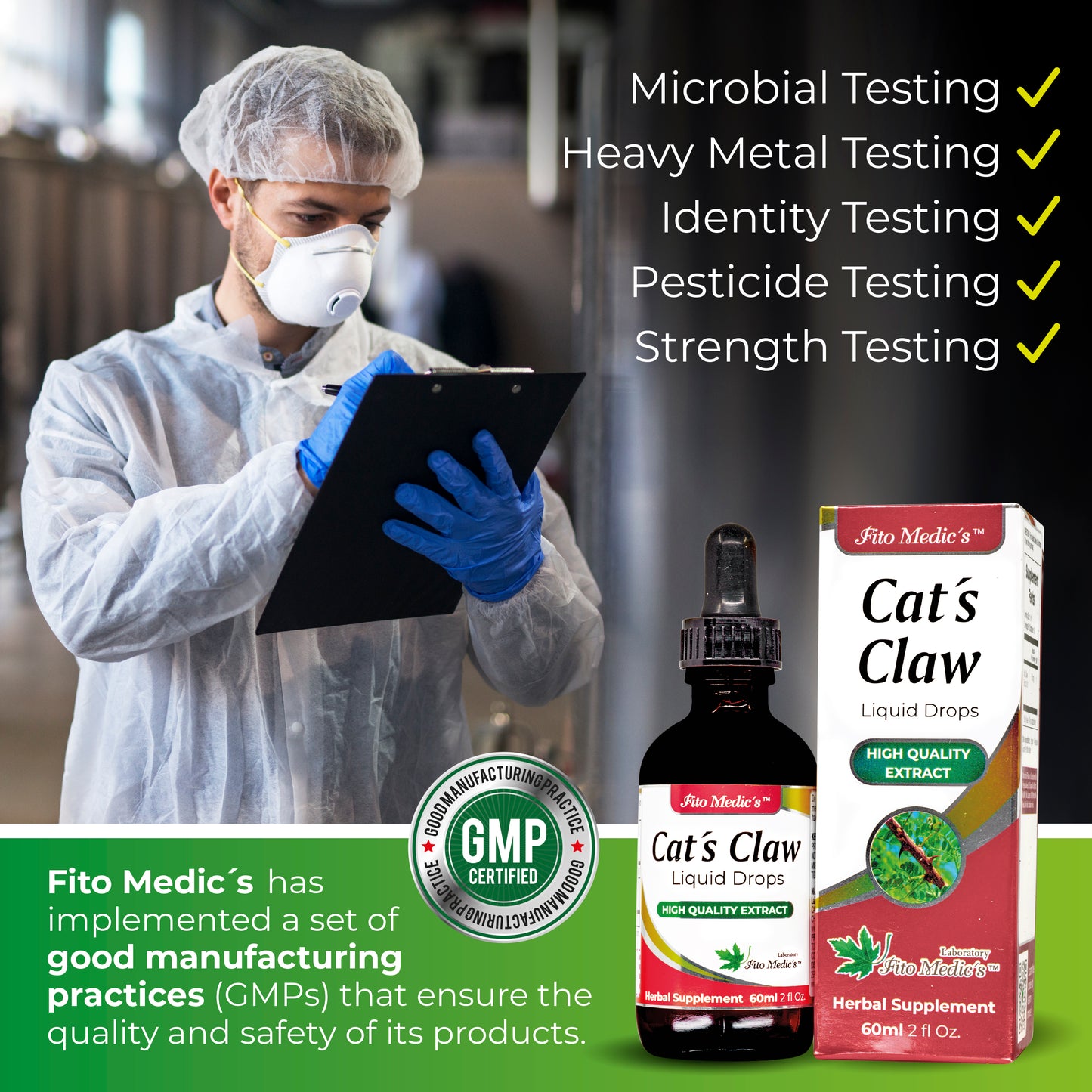 Cat´s Claw Drops Extract 60ml Ultra High Absorption