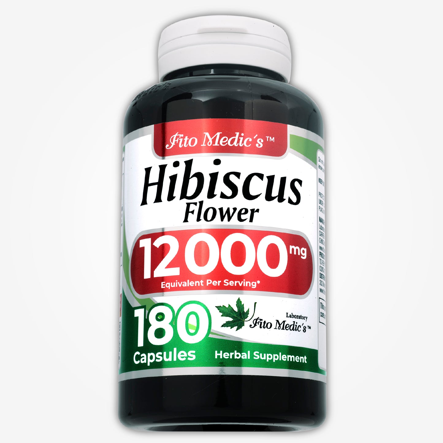Hibiscus |180 Capsules | 12000 mg | Ultra high Absorption