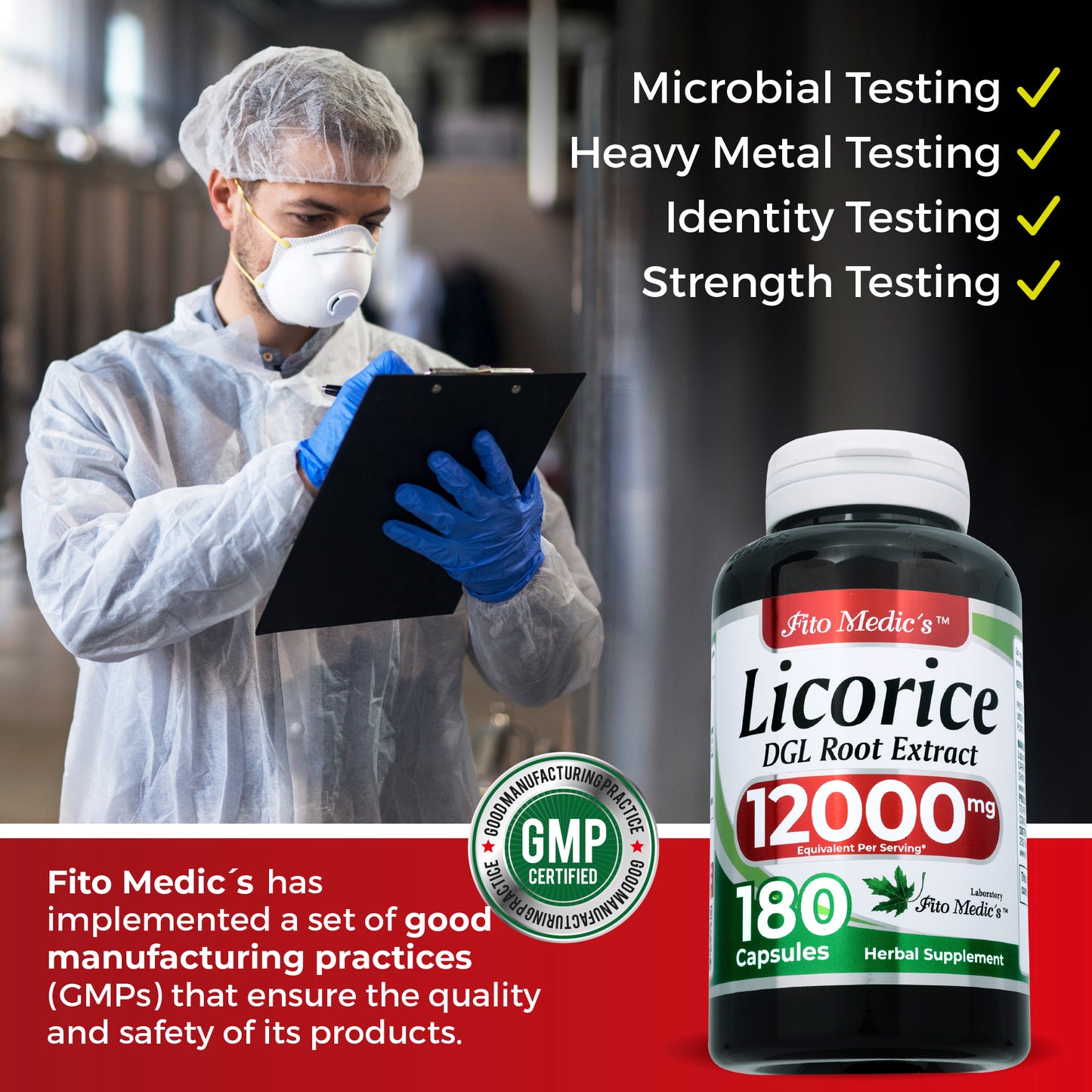 Licorice Root | 180 capsules |12000 mg | Ultra High Absorption.