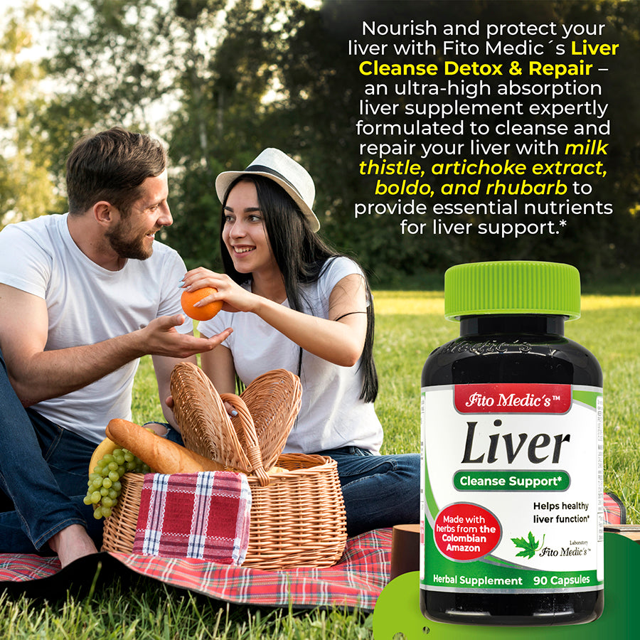 Liver Cleanse Detox & Repair - 90 capsules - Ultra High Absorption.