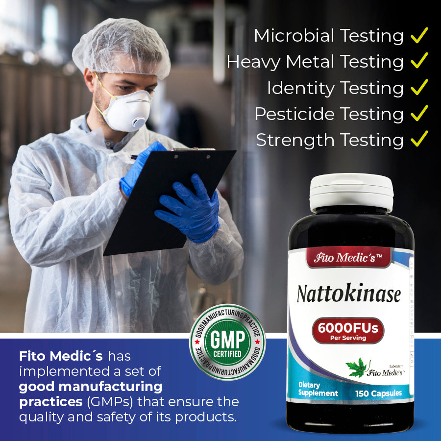 Nattokinase - 6000 FU - 150 Capsules - Ultra High Absorption