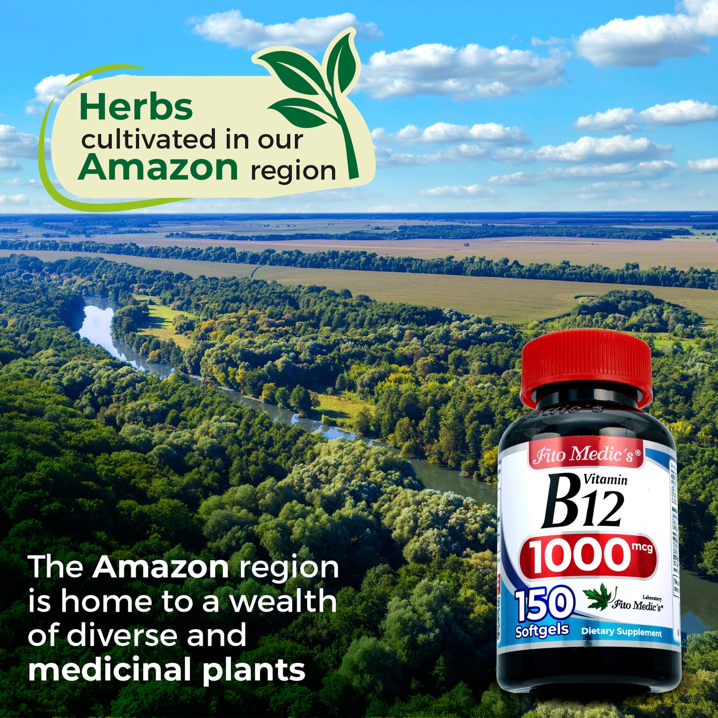 Vitamin B12 1000 mcg Ultra high Absorption 150 Servings