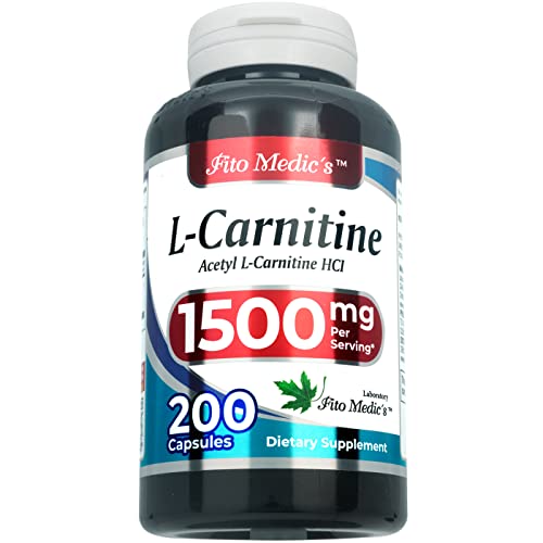 Acetyl L-carnitine - 200 Capsules - Ultra High Absorption