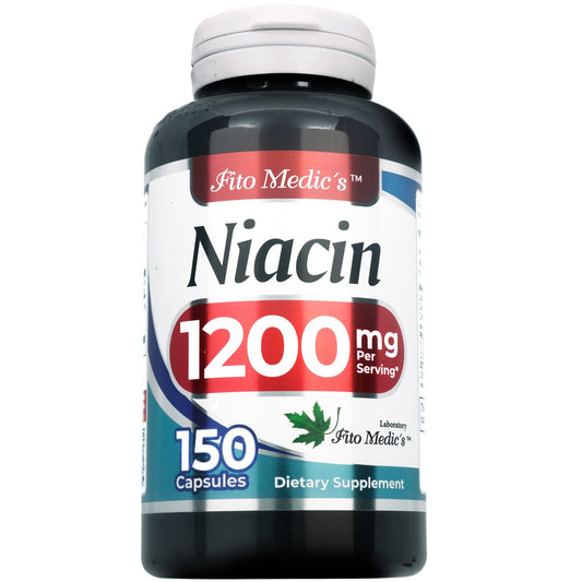 Niacin - Vitamin b3-1200 mg per Serving, 150 Capsules - Ultra high Absorption