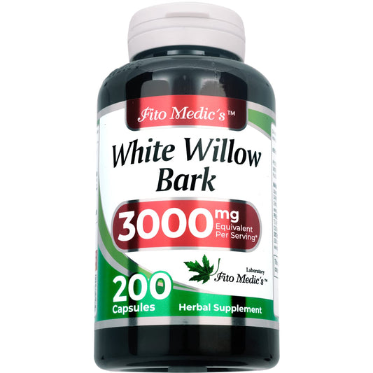 White Willow Bark - 180 Capsules -  Concentrate Extract - Ultra High Absorption