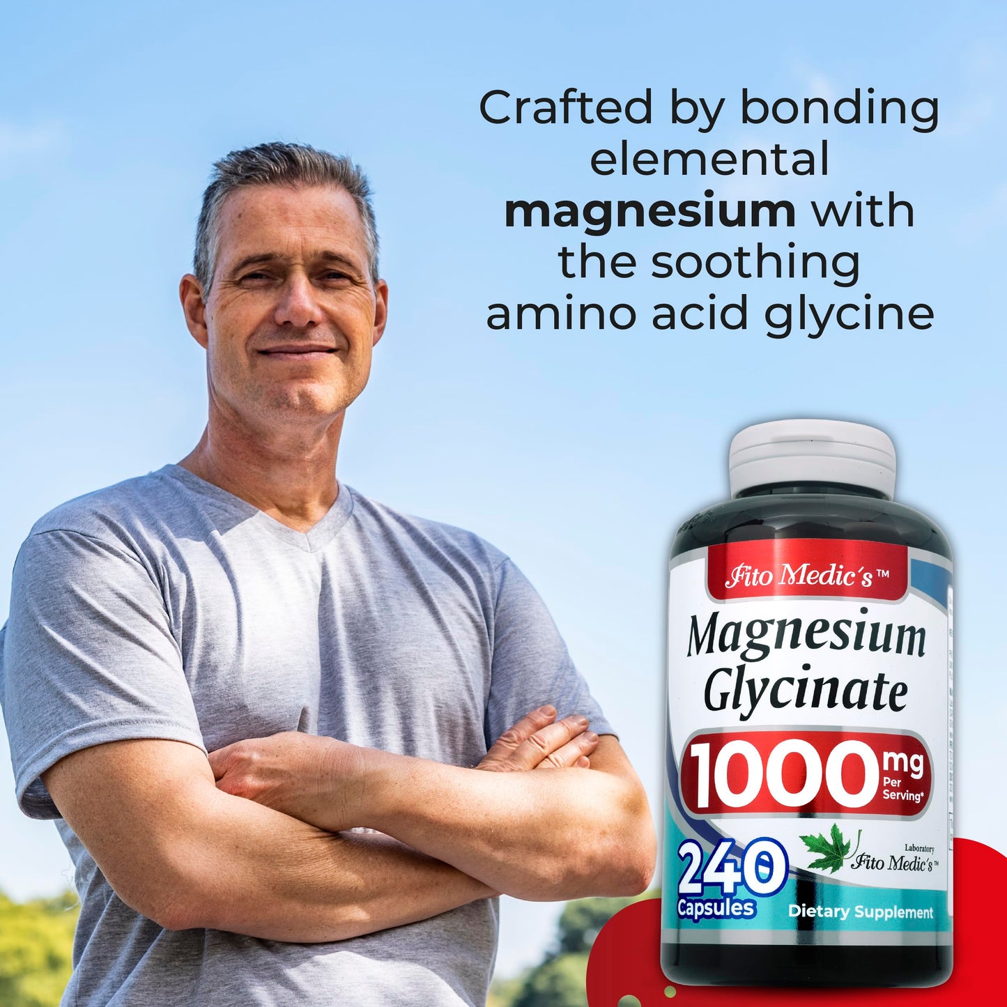 Magnesium glycinate | 1000 mg