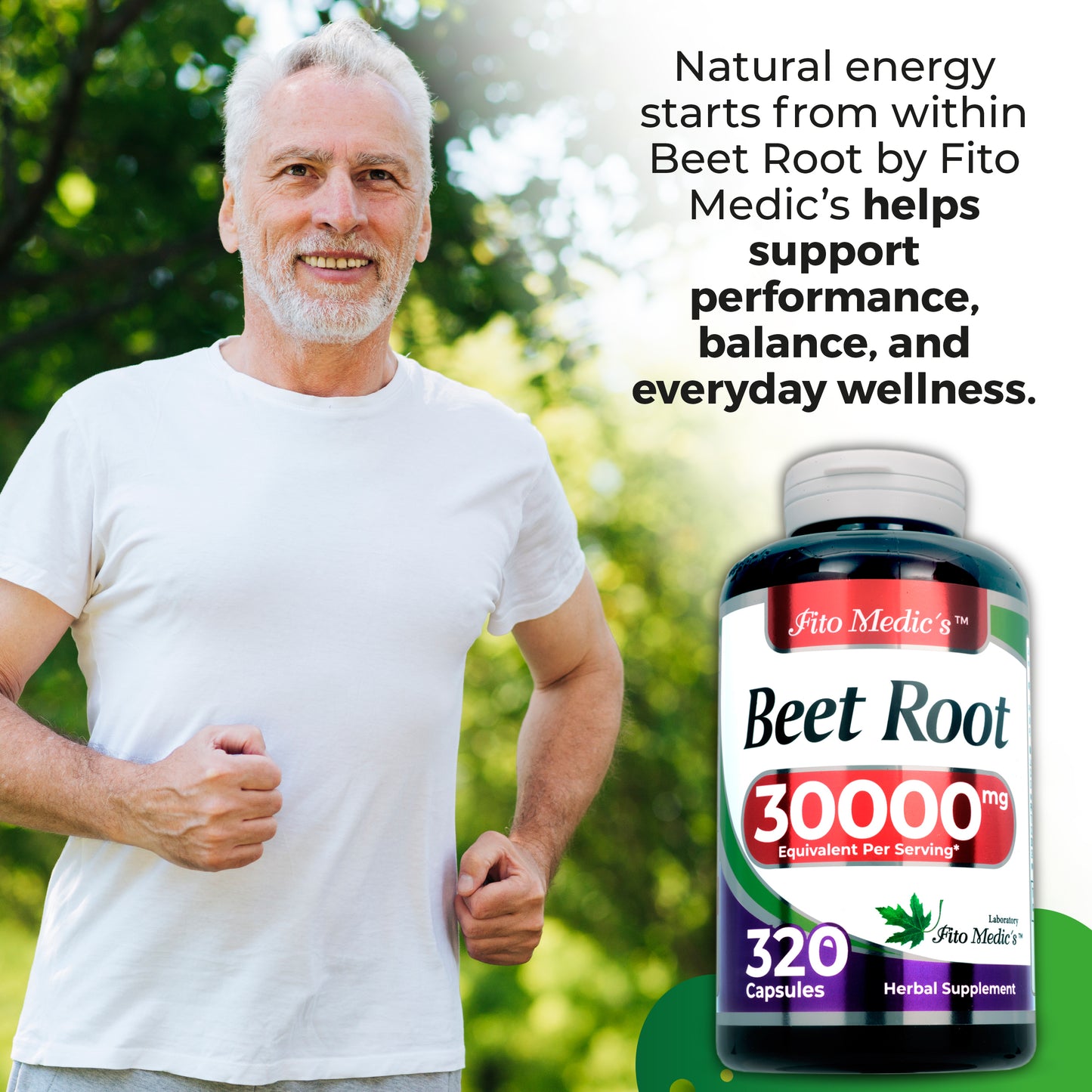 Beet Root Capsules | Beetroot Powder | 320 capsules