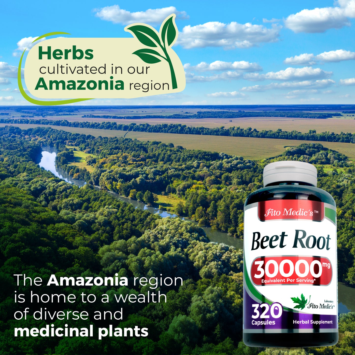Beet Root Capsules | Beetroot Powder | 320 capsules