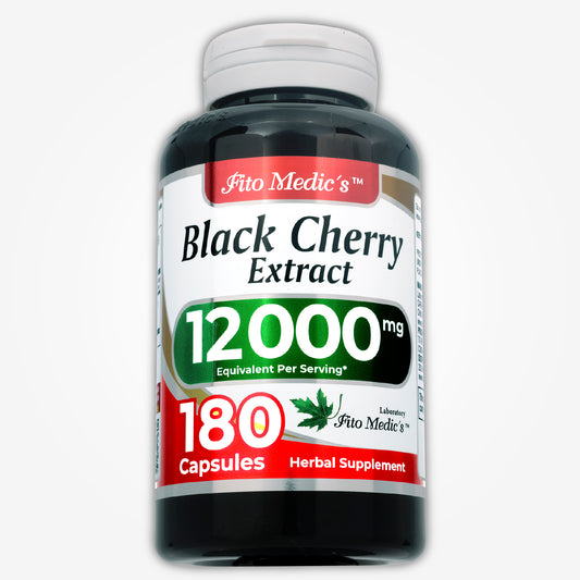Black Cherry Extract 12000 mg Ultra High Absorption 180 Capsules