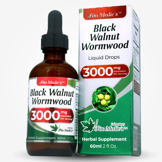 Black walnut wormwood | 2 fl oz | 3000 mg | Ultra high Absorption
