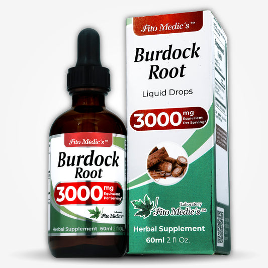 Burdock Root Extract 3000 mg, Alcohol Free Herbal Supplement, 2 fl oz