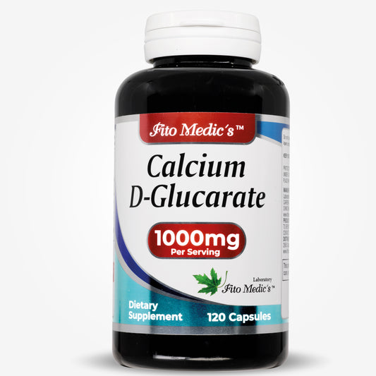 Calcium D-glucarate 1000mg -120 Caps -  Ultra high Absorption