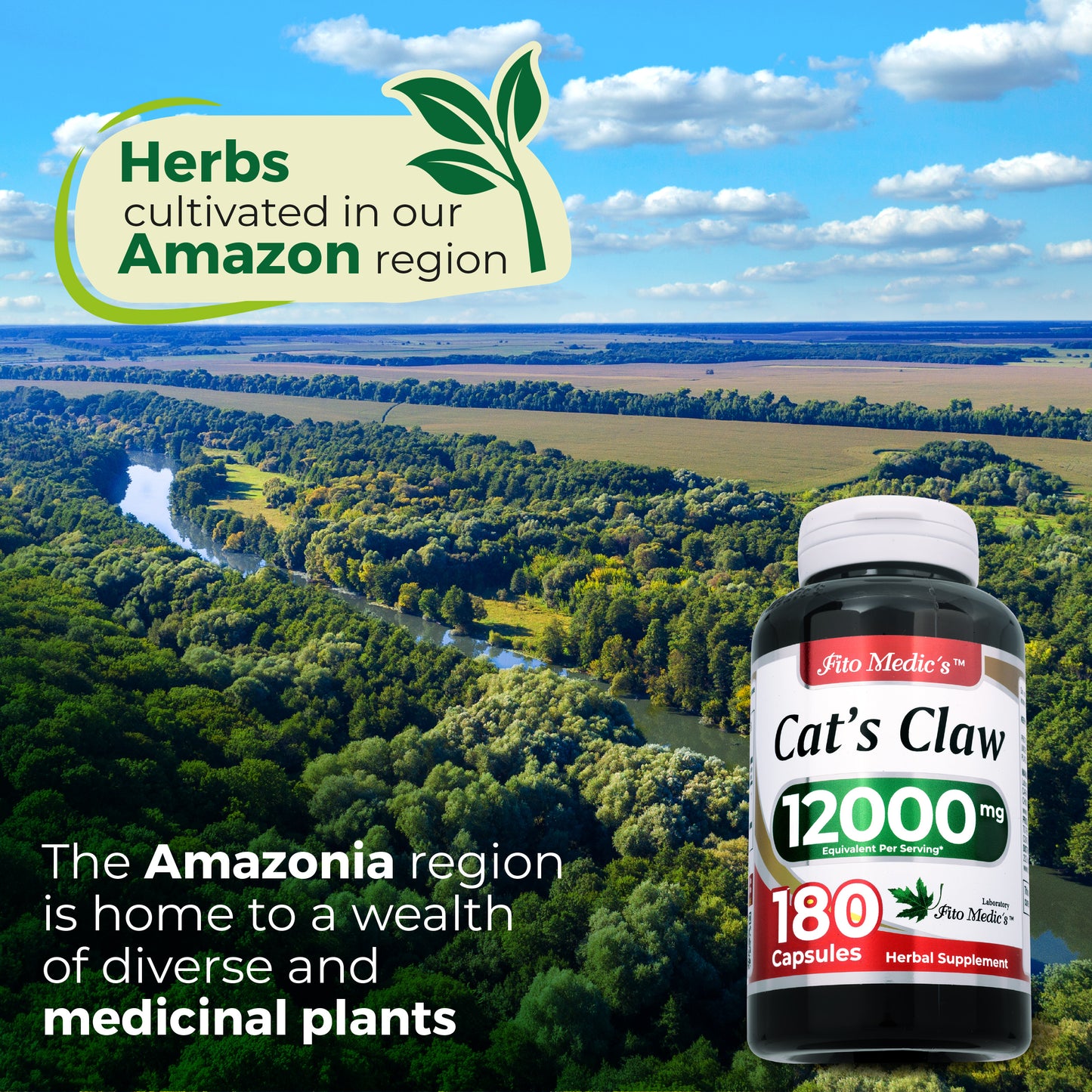 Lab Fito Medic's | Cats claw | 180 capsules
