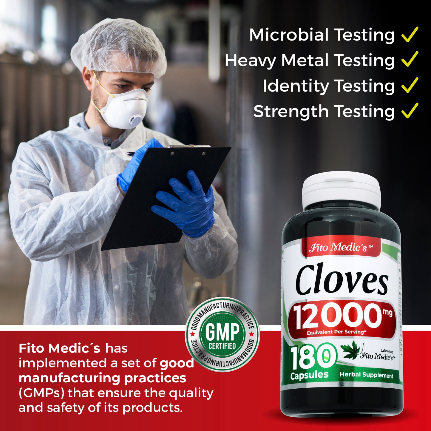 Cloves Extract | 12000 mg | 180 Caps | Ultra high Absorption.