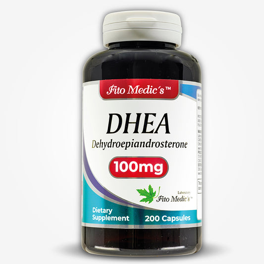 DHEA - 100 mg- 200 Capsules - Ultra High Absorption