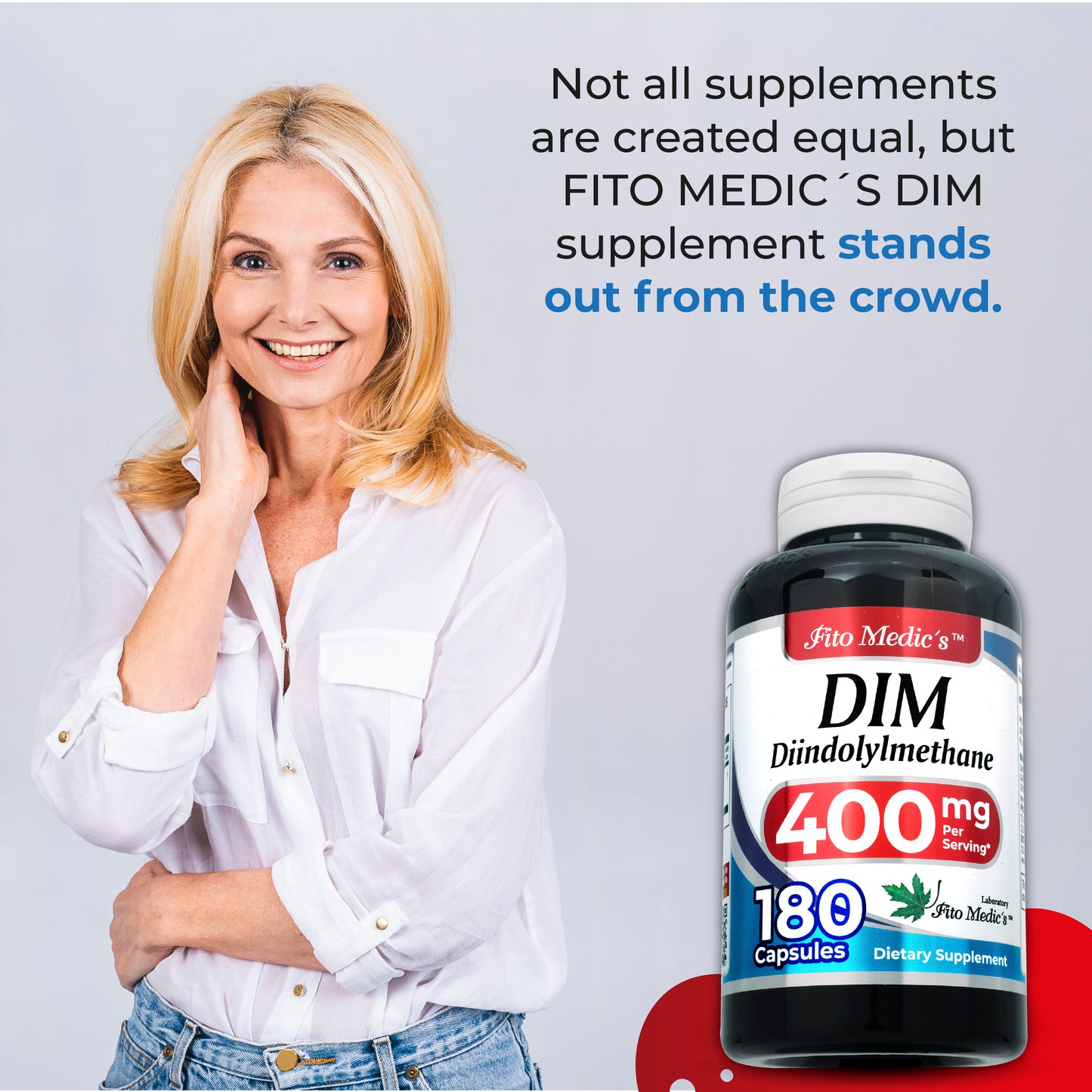 DIM supplement | 180 capsules | 400 mg | Ultra high Absorption.