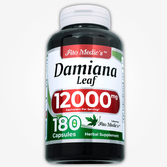 Damiana - 180 Capsules - 12000 mg per serving - Ultra High Absorption