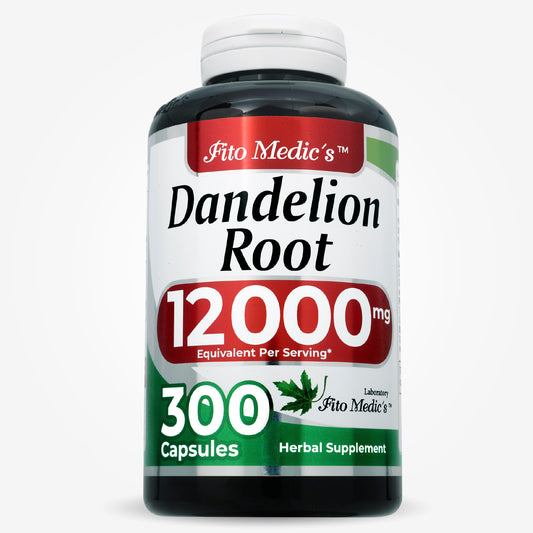 Dandelion Root - 300 Capsules - Concentrated Extract - Highly Absorbable Herbal Supplement
