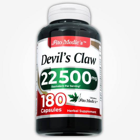 Devils Claw | 180 Capsules |22500 mg | Harpagofito | Ultra High Absorption.