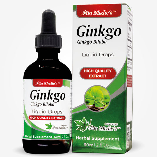 Ginkgo Biloba Drops Extract 60ml Ultra high Absorption