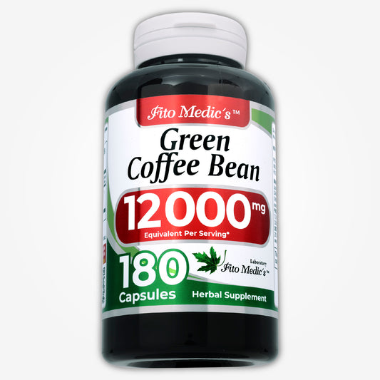 Green Coffee Bean Extract  12000 mg Ultra high Absorption 180 Capsules