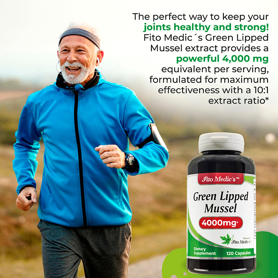 Green Lipped Mussel Extract 120 Capsules - Ultra High Absorption