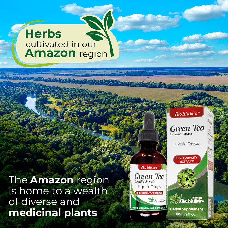Green Tea Drops Extract 60ml Ultra high Absorption.