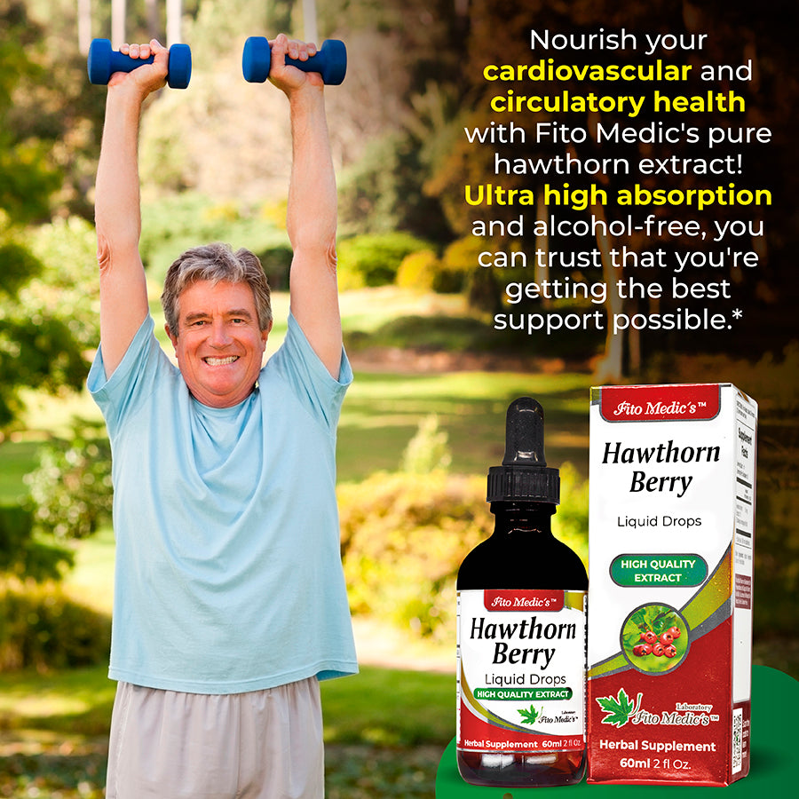 Hawthorn Berry Drops Extract 60ml Ultra high Absorption
