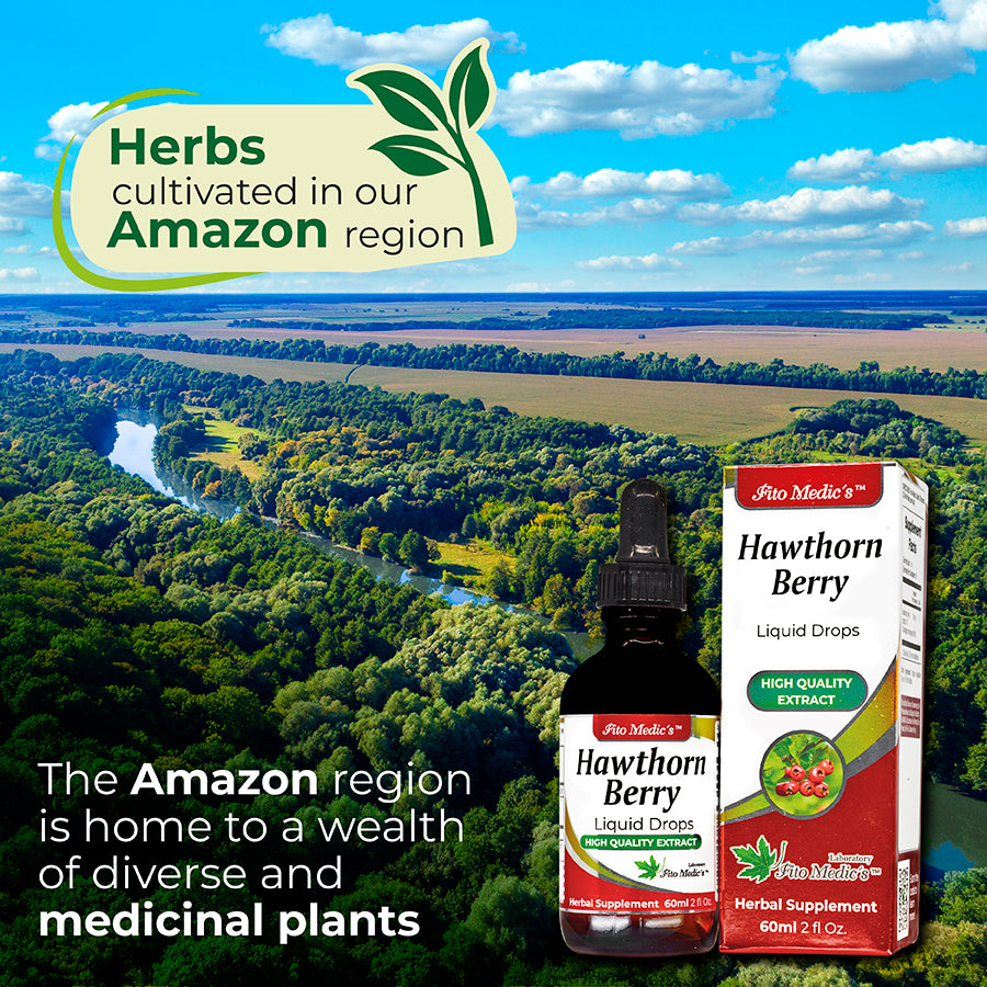 Hawthorn Berry Drops Extract 60ml Ultra high Absorption