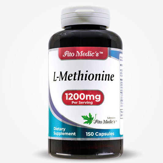 L Methionine 1200mg- 150 Capsules - Ultra high Absorption.