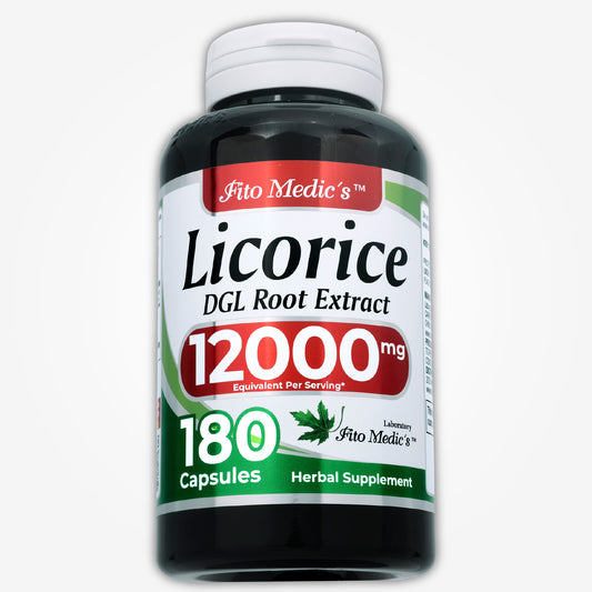 Licorice Root | 180 capsules  |12000 mg | Ultra High Absorption.