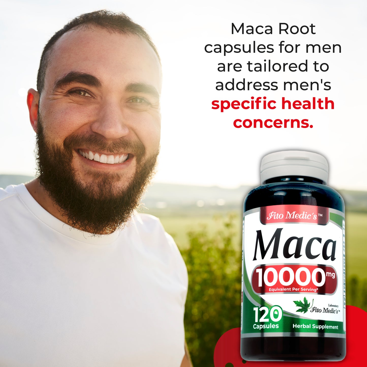 Maca 10000 mg Ultra high Absorption 120 capsules