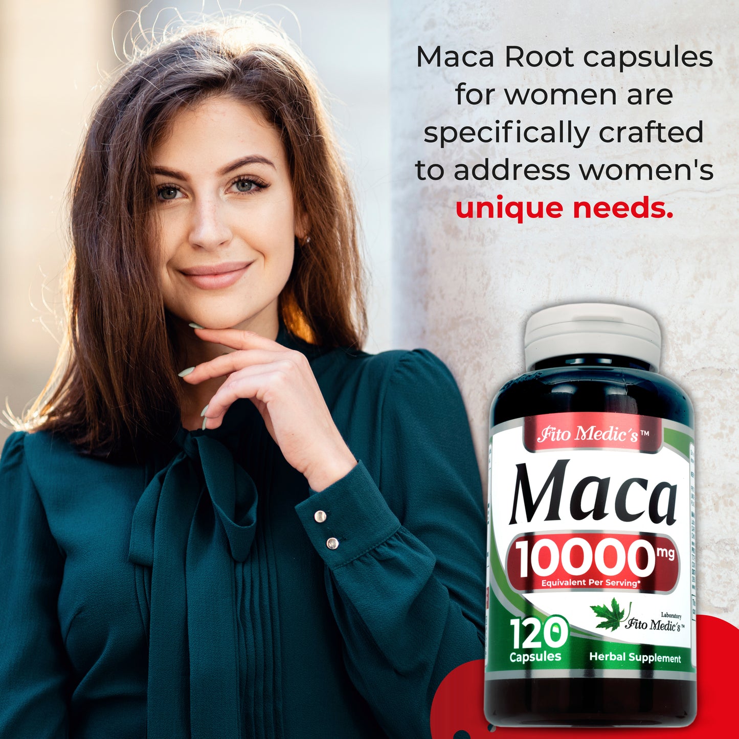 Maca 10000 mg Ultra high Absorption 120 capsules