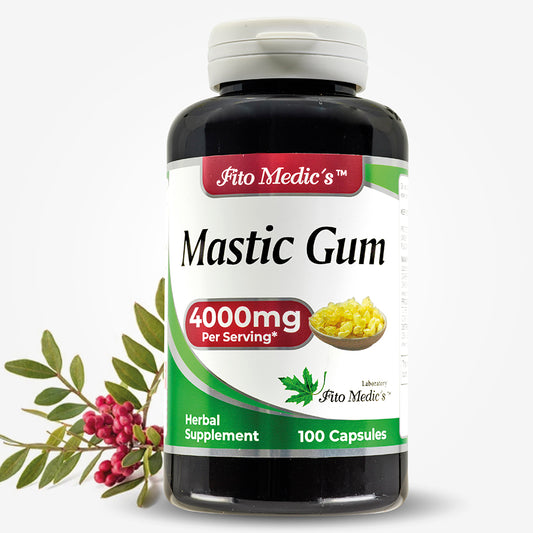 Mastic Gum – 4000 mg per Serving - 100 capsules - Ultra High Absorption