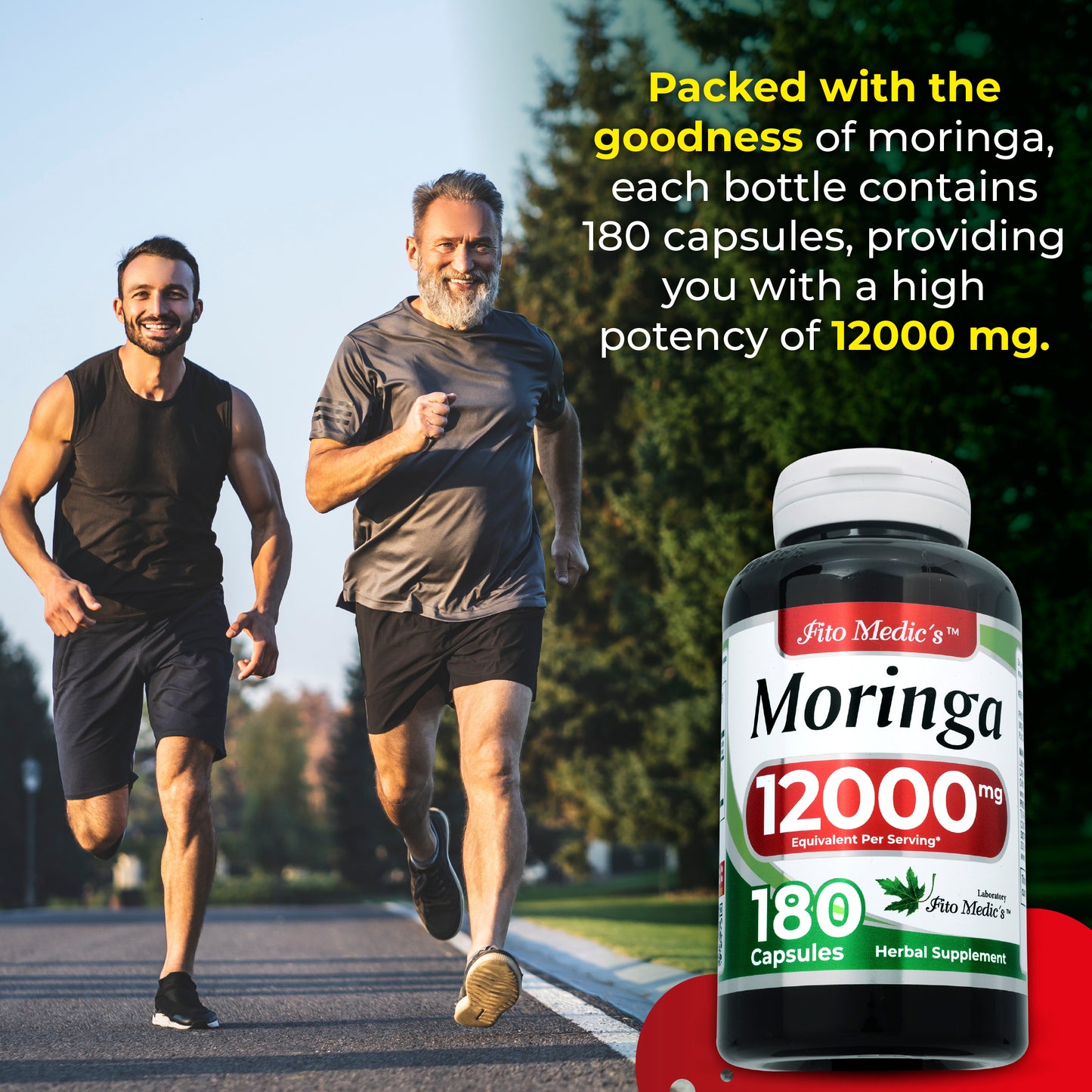 Moringa Oleifera Leaf | 300 Capsules | Concentrated Extract | Highly Absorbable Herbal Supplement