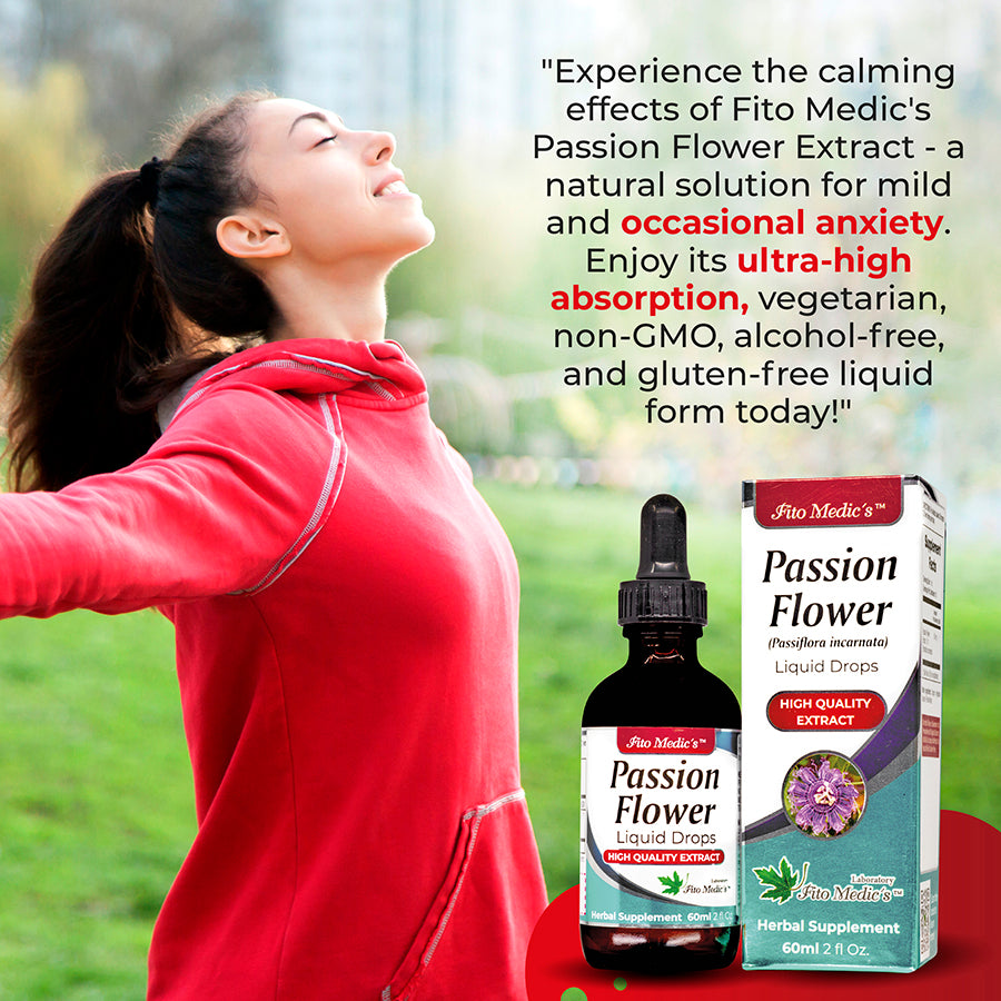 Passion Flower Drops Extract 60ml Ultra high Absorption
