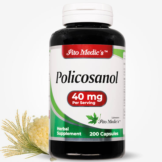 Policosanol - 40 mg per Serving - 200 Capsules - Ultra high Absorption