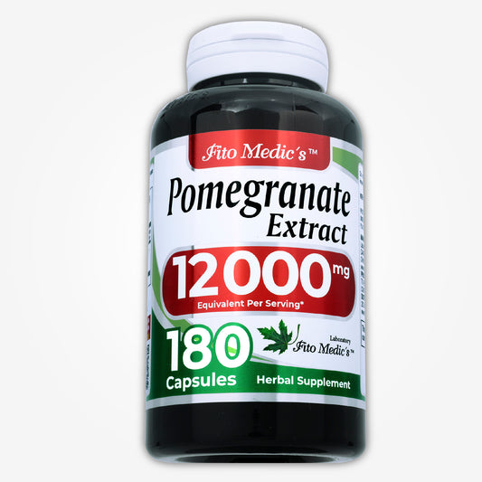 Pomegranate Extract | 180 Capsules Concentrate Extract | Herbal Supplement High Absorption
