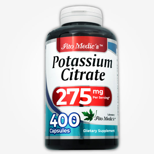 Potassium citrate | 400 Capsules |275 mg| Ultra high Absorption.