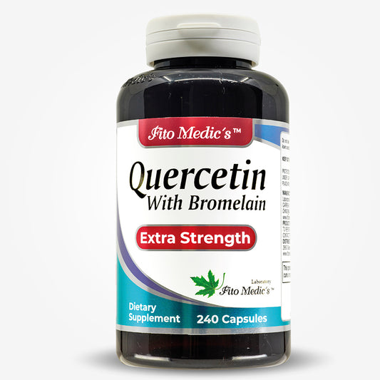 Quercetin with bromelain - 240 Capsules - Ultra high Absorption