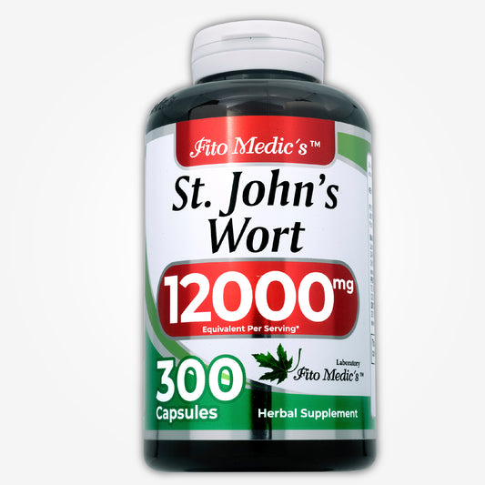 St. Johns Wort - 300 Capsules - Concentrated Extract - Ultra High Absorption