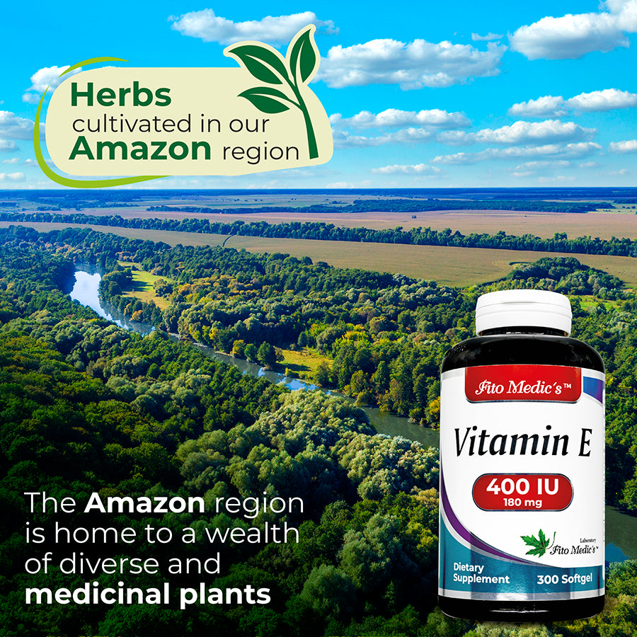 Vitamin E - 400 IU - 300 Softgels - Ultra High Absorption