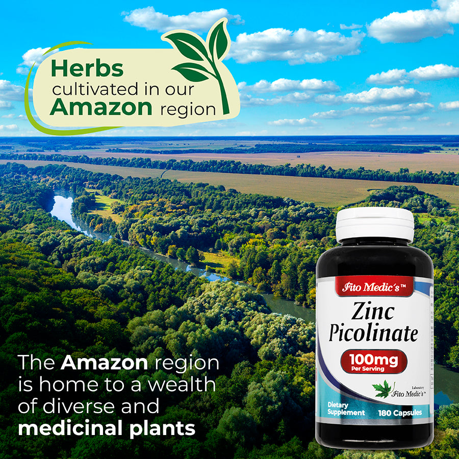 Zinc Picolinate - 100 mg - 180 Capsules -  Ultra High Absorption