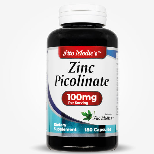 Zinc Picolinate - 100 mg - 180 Capsules -  Ultra High Absorption