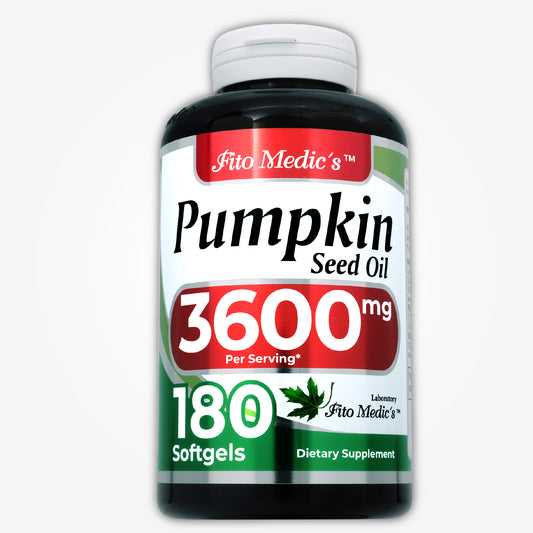 Pumpkin seed oil 180 softgels Ultra high Absorption 3600 mg