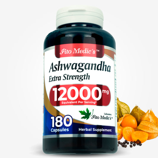Ashwagandha Root Extract 12000 mg Ultra High Absorption 180 Capsules