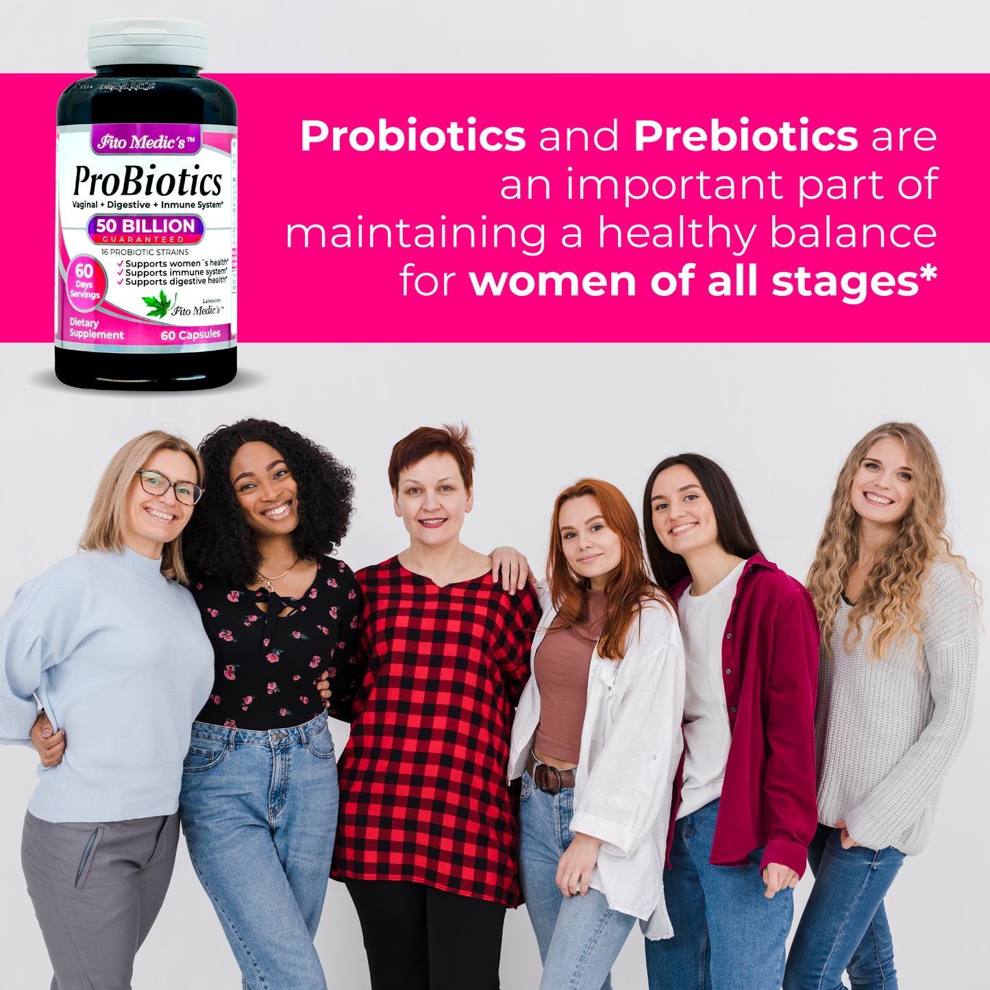 Probiotics for Women - 50 Billion CFU of - 60 Days Servings
