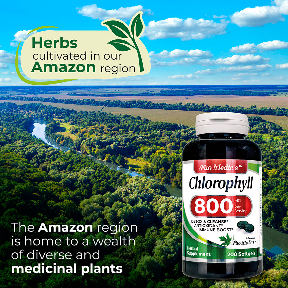 Chlorophyll Pure 800 mg Ultra high Absorption 200 Softgels
